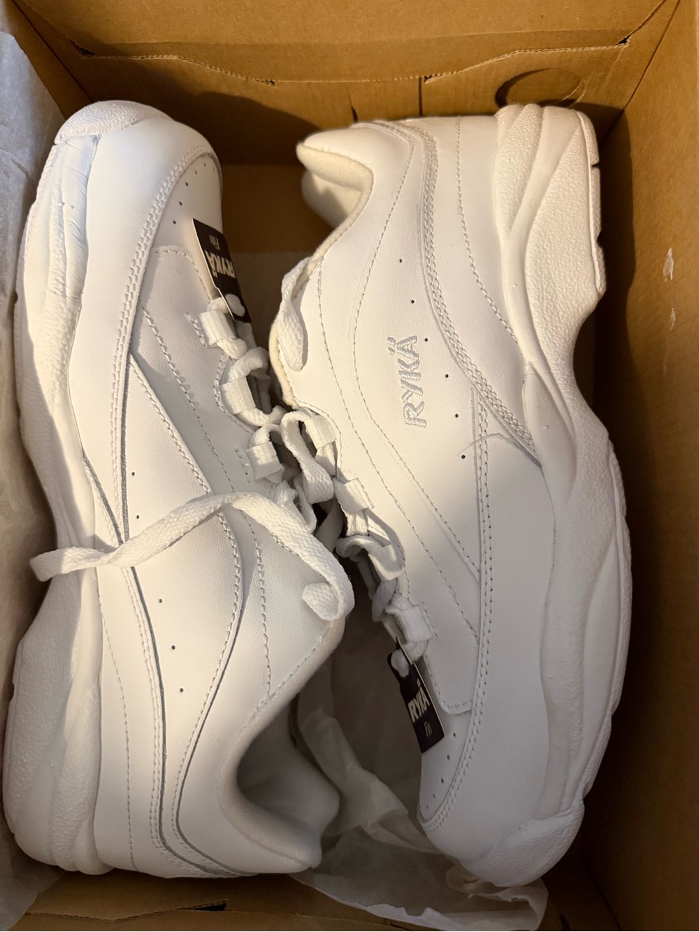 NEW! Ryka White Sneakers ~ Size 8